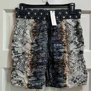 Raga Man Rust Print Short Size Small Drawstring Lightweight Summer New with tags